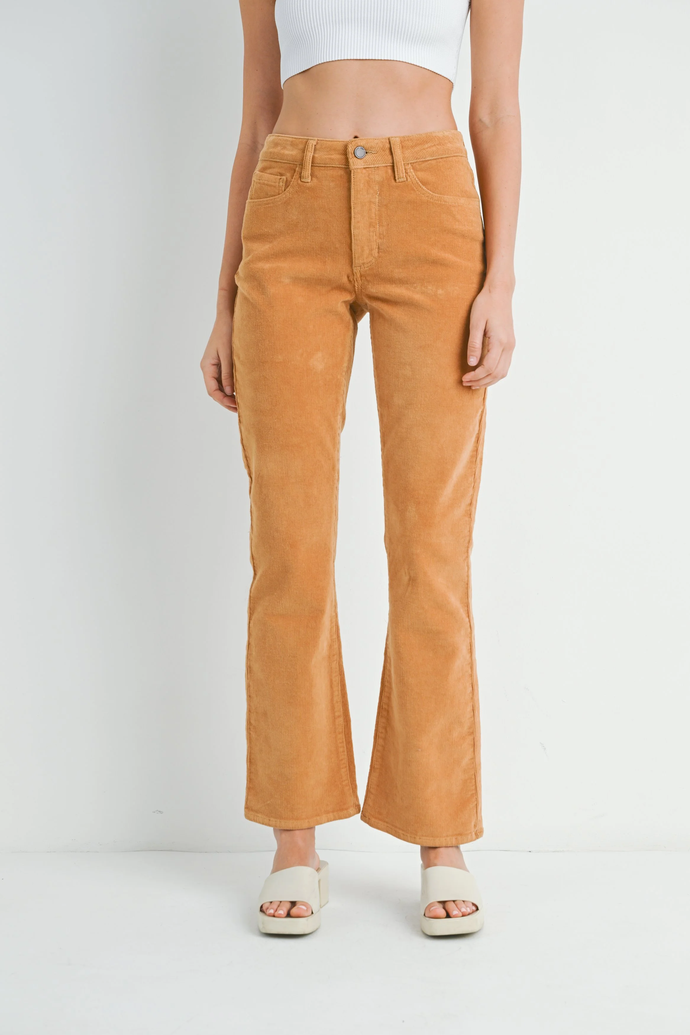 【BAON】[BAONHOUSE] Sokin corduroy color pants Slim Bootcut Corduroy — JBD